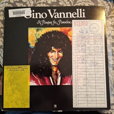 GINO VANNELLI "A PAUPER IN PARADISE" VINYL LP 1977 NM - Image 1 of 4