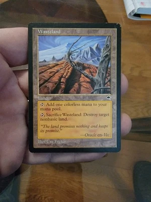 MTG: Wasteland Tempest 1997 Card Regular Magic The Gathering  - Image 1 of 2