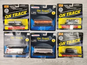 Lot of 6 Maisto & Kid Connection On Track Die Cast Metal & Plastic Trains (1) - Picture 1 of 14