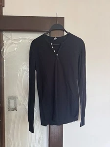 American Apparel Dexter Morgan Kill Hemd Herren Medium schwarz Thermo Henley - Bild 1 von 3