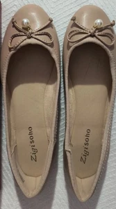 Zigi soho Yaritza Women's Ballet Slip On Flats, Beige, Size 8, New in Box - Picture 1 of 10