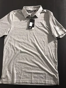 Travis Mathew Rager Herren Heather Grey Golf Polo Größe Medium NEU - Bild 1 von 6