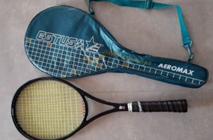 VINTAGE RACCHETTA TENNIS ESTUSA JIMMY CONNORS AERO MAX EPT 4 3/8 SL 3 con fodero - Foto 1 di 20