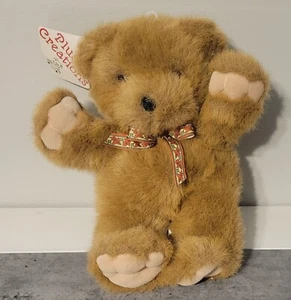 Plüsch Creation Bär Barton #3276 Blattschleife lesen NEU mit Etikett - Bild 1 von 9