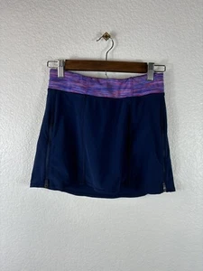 Athleta Girl Tennis Skort Navy Skirt Size XL/14 - Picture 1 of 7