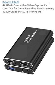 4K HDMI-Compatible Video Capture Card Loop Out Game Recording Live Streaming#664 - Afbeelding 1 van 24