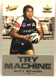 2012 NRL Champions Try Machine #TM29 Matt Bowen North Queensland Cowboys - Picture 1 of 2