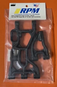 RPM 82252 Re Uppr/Lowr A-Arms Black HPI 5B/5T - Picture 1 of 3