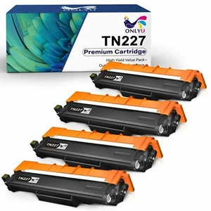 4x Cartucho de tóner TN227 NEGRO para Brother HL-L3210CW MFC-L3750CDW L3770CDW - Imagen 1 de 4