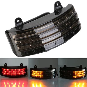 Rear Fender Tri-Bar Turn Signal Tail Light Fit For Harley Street Glide FLHX New - Picture 1 of 11