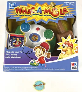 Whac A Mole Plug and Play TV Game Milton Bradley Hasbro 2005 Fun NIB New Sealed - Picture 1 of 10