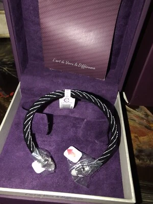 PULSERA CHARRIOL FABULOSA PLATA ARCO IRIS PIEDRA LUNAR NUEVA CON ETIQUETAS TALLA M Foto 1 de 3