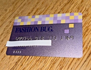 Tarjeta de crédito vintage Fashion Bug #2 - Imagen 1 de 2