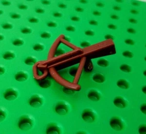 LEGO Minifigure Red Brown Crossbow Castle Gear Weapon Arrow Knight Kingdoms - Picture 1 of 1