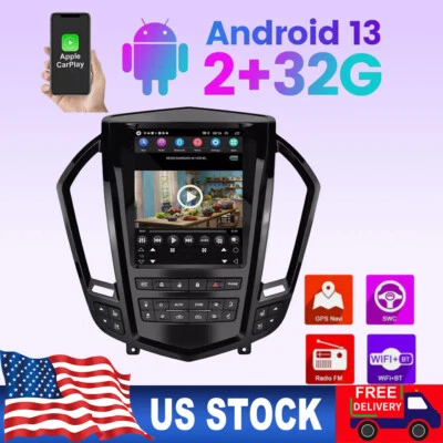Radio estéreo GPS para auto Apple 9,7" Android 13 Carplay para Cadillac SRX 2009-2012 Foto 1 de 4