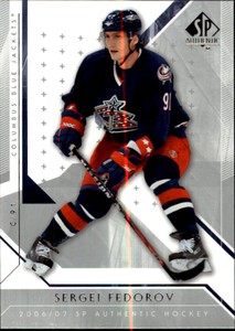 2006-07 SP Authentic #74 Sergei Fedorov