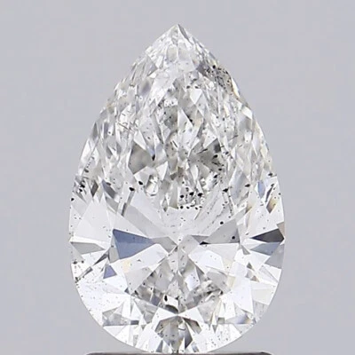 1.60 CT Pear Diamond IGI Lab Grown CVD Diamond Engagement Ring - Image 1 of 2