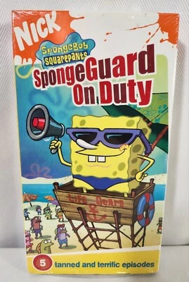 Spongebob Squarepants "Spongeguard on Duty" VHS- Sealed, New, Rare - Image 1 of 4