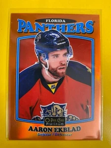 D58475 16-17 O-Pee-Chee Platinum Retro Rainbow Orange R21 Aaron Ekblad #40/49 - Picture 1 of 1