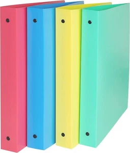 C-Line 3-Ring Poly Binder with Inner Pocket, Letter Size, 1-Inch Capacity - Picture 1 of 7