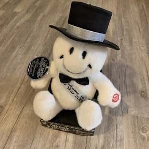 Millennium Sammlerstück Schneemann Plüsch 2000 Kitzeln Kitzeln Wackeln animiert - Bild 1 von 6
