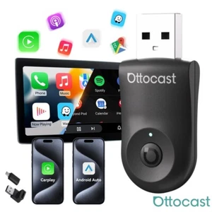 OTTOCAST Mini Wireless Apple Carplay Android Auto Adapter Wi-Fi 5.8GHz BT 5.2 - Bild 1 von 10