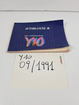 Manuale libretto uso E manutenzione Autobianchi Y10 originale non copia ed. 1991 - Immagine 1 di 4