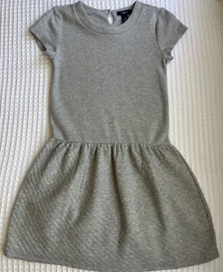 GapKids Girls Sweatshirt Dress/soft Grey/Medium - Picture 1 of 7