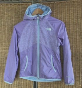 the North Face windwall reversible jacket: lavender/blue Girls M (10-12) - Picture 1 of 8