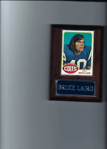 BRUCE LAIRD PLAQUE BALTIMORE COLTS FOOTBALL NFL   C Cover