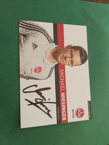 1.FC Nürnberg , M. Wiesinger   ,  Autogrammkarte , Fussball  - Picture 1 of 2