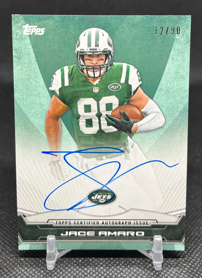 Jace Amaro 2014 Topps Rookie Premiere Autographs Green #/90 - Image 1 of 2