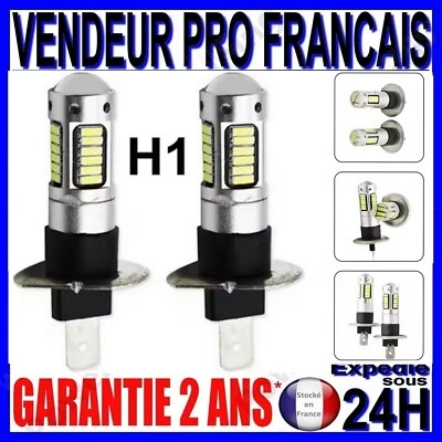2 AMPOLLETES H1 A 30 LED EN 6500K BLANCO PARA FARO DE COCHE ANTIBRUMO - Imagen 1 de 4