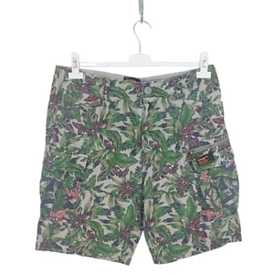 Superdry Men's Floral Pattern Cargo Pocket Shorts Size 31 - Picture 1 of 12
