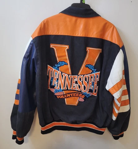 Vtg University of Tennessee VOLS Varsity letterman Jacket by Jeff Hamilton large Cover