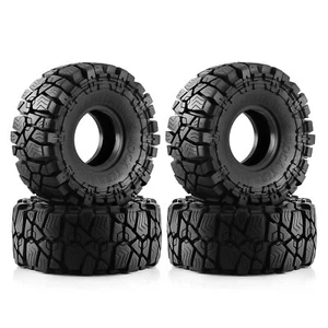 115mm Rubber Tire 1.9" Wheel Tyre for 1/10 RC Crawler Car Pro Capra Traxxas TRX4 - Picture 1 of 6