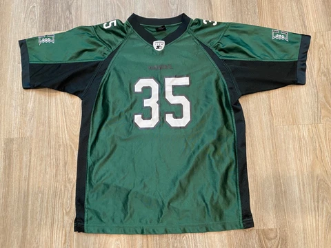 University of Hawaii Warriors Green STARTER Football Jersey YOUTH Size 16/18 XL Cover