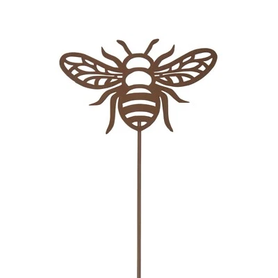 Primitives by Kathy Bee Garden Flower Pick SET 2 Metal Floral Decor Sign Rustic - Image 1 of 3