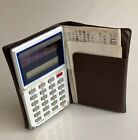 Sharp ELSI MATE EL-826 Japan Slim Metal Pocket Solar Calculator Case 1980