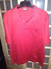 Zilli Men's Red Color 100% Cotton T-Shirt,  Size 60 Authentic