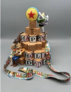 Disney Toy Story Light Up Holiday Blocks Popcorn Bucket New - Picture 1 of 6