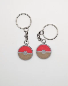 Ancient Poke ball Keychain | 3D printed | Small gift - Picture 1 of 1