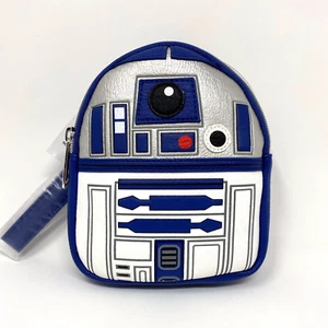 NUEVO CON ETIQUETAS GENUINO Loungefly X Parques Disney Star Wars R2-D2 Bolso de Pulsera Fanny Cinturón - Imagen 1 de 12