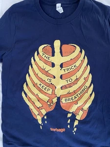 Rare The Trick Is To Keep Breathing Garbage Shirt- Size Small - Picture 1 of 1