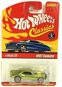 Hot Wheels Classics 1967  CHEVY CAMARO SS  396    Series 1  ON CARD #14 of 25 - Picture 1 of 8