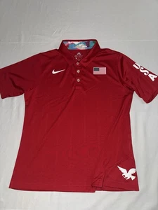 Selten! Nike SB x Parra Skateboard Team USA Polo rot Herren Größe Small neu ohne Etikett! - Bild 1 von 9