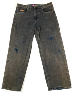 Empyre Relax Baggy Wide Leg Jeans Gr. 36 (38x30) Distressed Y2K Skate Skater - Bild 1 von 11