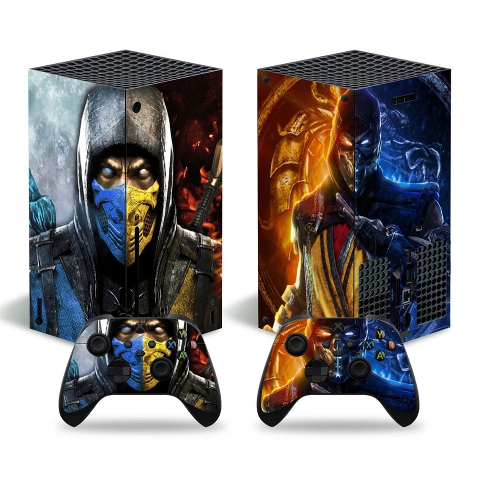1 Skin XBox Serie X STICKERS Peau De Vinyle + 2 Autocollant Decoration Manette - Photo 1/1