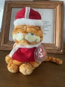 Ty Beanie Baby ❤️ Garfield His Majesty Cat 9" Neu mit Etikett - Bild 1 von 8