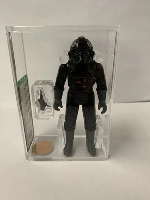 Boneco solto Kenner Star Wars 1982 Tie Fighter piloto AFA 70 Hong Kong - Imagem 1 de 2